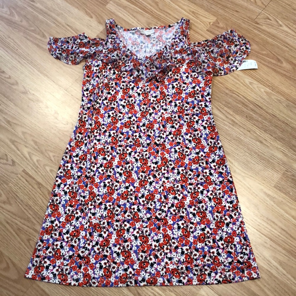 Cold shoulder dress